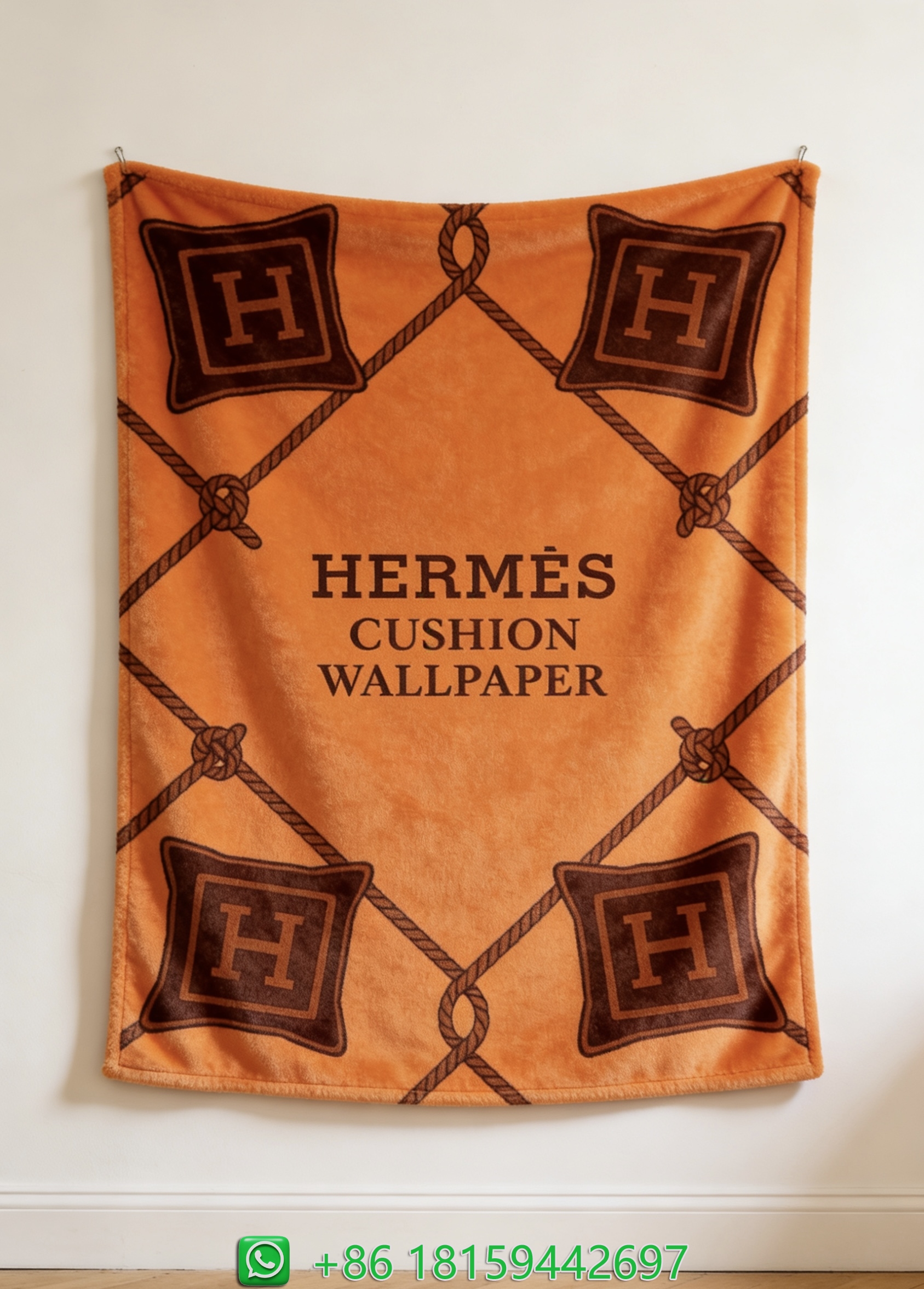 Hermes Throw Blankets